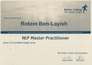 Rotem Ben-Layish NLP Master Certificate